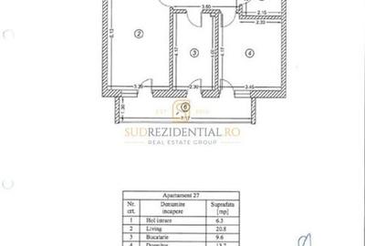 Apartament cu 2 camere decomandat, mobilat în Metalurgiei - 7