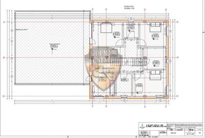 Vila la Rosu, Lumina, P+1 etaj, teren 478mp, terasa 100mp, 275 mp utili - 12