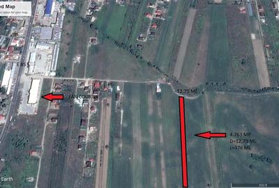 Teren extravilan de 4763 mp, în Est - 2
