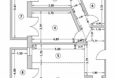 Apartament cu 3 camere decomandat în Parc Zăvoi