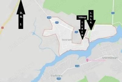 Teren de 502 mp, în Izvorani - 1