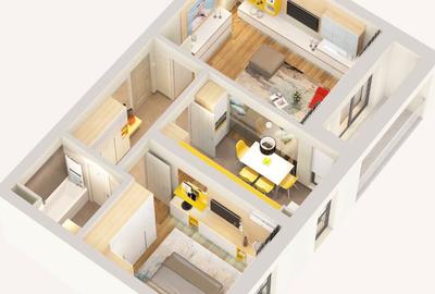 Apartament cu 2 camere decomandat, mobilat în Politehnica - 7