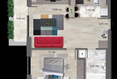 Inchiriere apartament nou 2 camere NEW POINT -PIPERA - 10