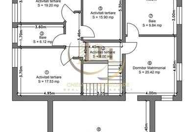 Casă cu 6 camere în Central - 2
