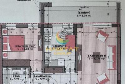 Apartament cu 2 camere decomandat, mobilat în Apărătorii Patriei