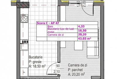 Garsonieră semidecomandată în Gheorgheni - 1