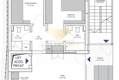 Dorobanti etaj 2 din 3 bloc cu lift - Apartament 3 camere- - 5