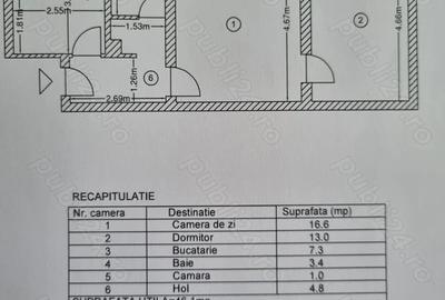 Apartament cu 2 camere în Central - 1