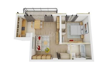 Etaj 1. Lift. Balcon mare. Loc de parcare. - 7