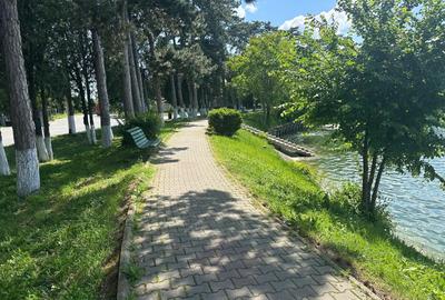 Buftea, Palatul Stirbey, teren intravilan, 2186 mp, vedere catre lac, - 6
