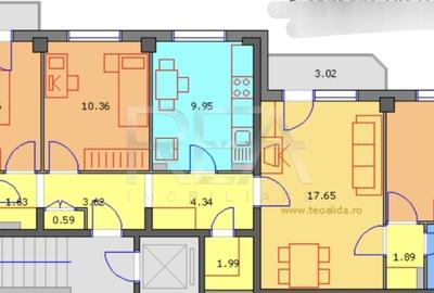 Apartament cu 4 camere semidecomandat, mobilat în Ghencea - 2