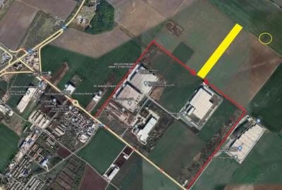Teren industrial 4,5ha DN4 Popesti Leordeni loturi de 9.000mp - 2