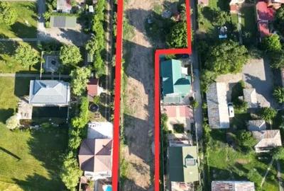 TEREN LAC SNAGOV - PONTON - CASA P+1E - 20ml deschidere - 2