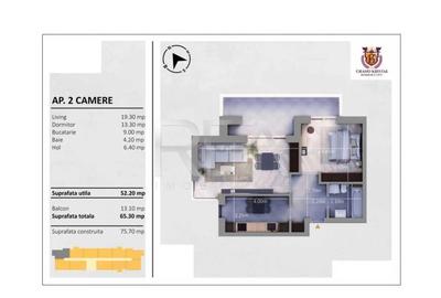 2 camere terasa 13mp - etaj 3 - Metalurgiei - Tudor Arghezi Park - 6