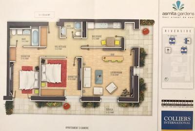 Splaiul Unirii, Mihai Bravu, Asmita Gardens, 3 camere decomandat et 4 din 17 - 20