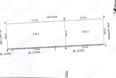 De vanzare teren intravilan construibil, 1200 mp, str. Arca?ilor, Gala?i deschidere 61 ml - 2