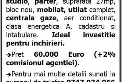 Campus, studio, parter, gaze, mobilat, vanzari Constanta - 8