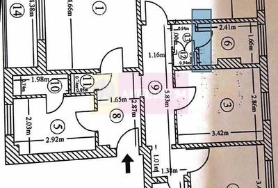 Vanzare apartament 4 camere Titan, metrou M1 si M3 - 3