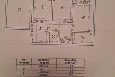 Apartament cu 3 camere decomandat în Central - 5