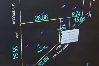 Teren de 700 mp, în Exterior Vest - 2