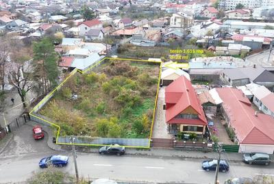 Teren 1.616 mp, D=28 ml, central zona case, autorizatie 3 cladiri P+2 - 1