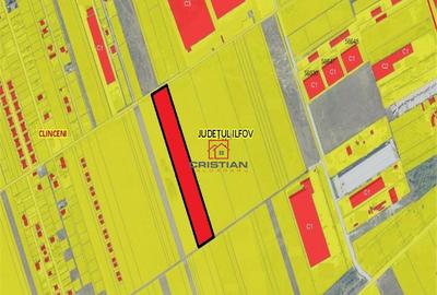 Teren de 16450 mp, în Clinceni