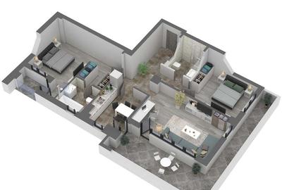 Apartament cu 2 camere decomandat în Central - 5