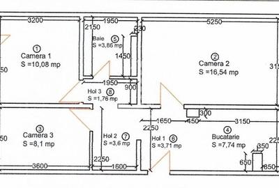Apartament cu 3 camere decomandat, mobilat în Lipovei - 14