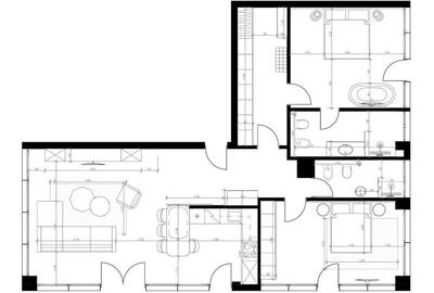 Penthouse cu 3 camere semidecomandat în Sopor - 18