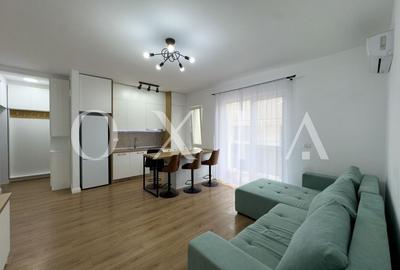 Apartament cu 2 camere semidecomandat, mobilat în Giroc