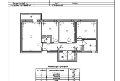 Apartament cu 3 camere decomandat în Tineretului - 1