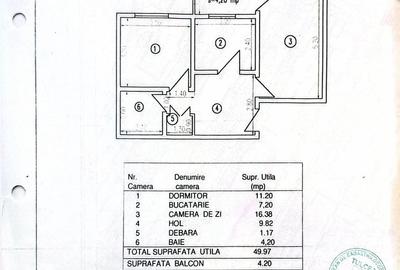Apartament cu 2 camere decomandat în C5 - 1
