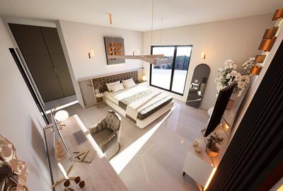 Casa Tip Duplex - 4 camere si 4 bai - Popesti Leordeni - P+2 - Terasa 43mp - 13