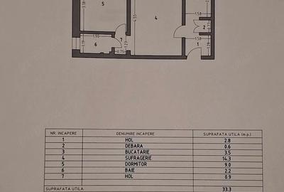 Apartament cu 2 camere semidecomandat în Big