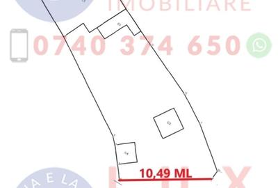 Teren Construcții intravilan de 228 mp, în Central