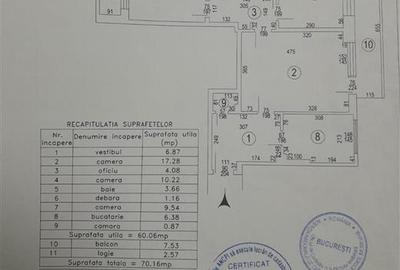 Apartament cu 3 camere semidecomandat în Vatra Luminoasă - 14