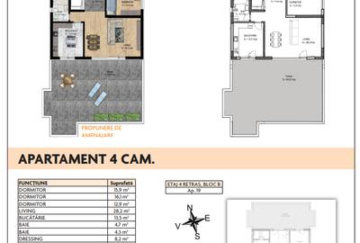 Penthouse - 4 camere 2 bai - 2 Terase - 10 min Metrou Aparatorii Patriei - 2