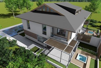 Proiect imobiliar : Duplex modern cu dormitor la parter si mansarda locuibila - 8