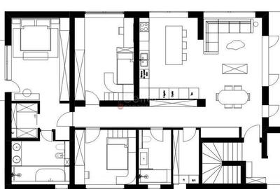 Apartament cu 4 camere decomandat, mobilat în Blumăna - 12