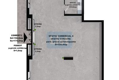 Spațiu comercial, de 99.300003051758 mp, în Noua - 4