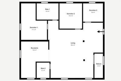 Apartament 4 Camere - Zona Complexul Studentesc - 0% COMISION - 19