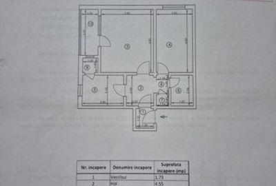 Apartament cu 2 camere decomandat, mobilat în Fizicienilor