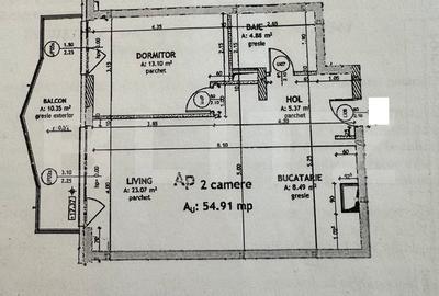 EXCLUSIV BLITZ ! Apartament 2 camere , etaj intermediar, parcare, Iulius Mall - 17
