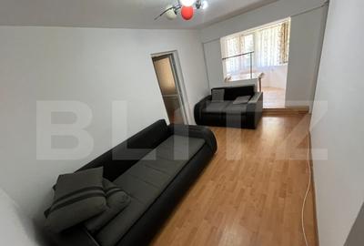 Apartament de inchiriat, cu 3 camere, complet mobilat, etaj