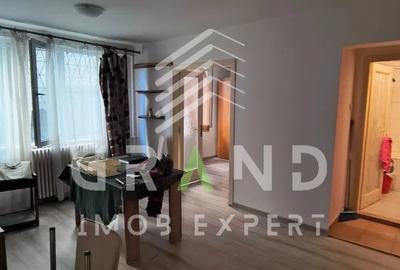 Apartament cu 2 camere semidecomandat, mobilat în Central