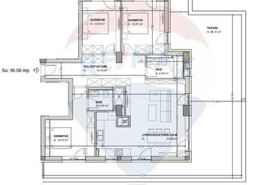 Apartament cu 4 camere semidecomandat în Tractorul - 6