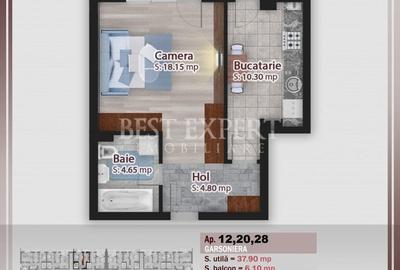 Garsoniera 500 mt STB/Incalzire Pardoseala - 2