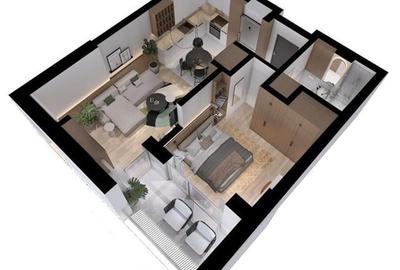 Vanzare apartament 2 camere de LUX locatie de exceptie zona BMW Floresti aproape - 4