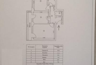 Apartament cu 2 camere decomandat, mobilat în Vidin-Progresul - 8