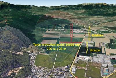 Teren intravilan 16669 mp, Brasov - 2